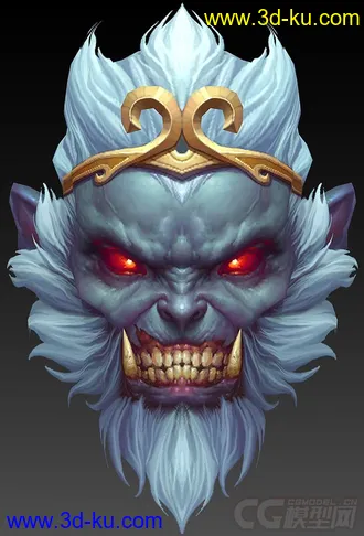 3D打印模型神魔大陆巨人的图片