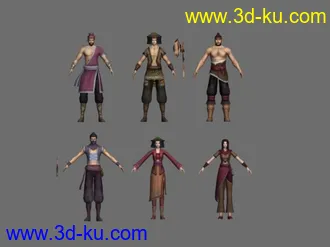 3D打印模型仙剑5外传魔教龙套角色的图片