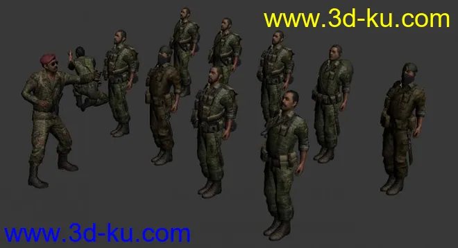军队训练   狙击手模型的图片2