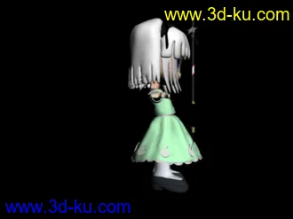 3D打印模型東方 Q版妖夢的图片