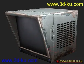 3D打印模型以前做的一个监视器的图片