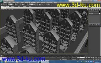 3D打印模型房屋、小区的图片
