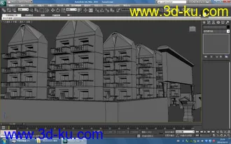 3D打印模型房屋、小区的图片