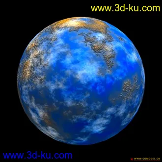 3D打印模型地球材质分享的图片