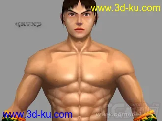 3D打印模型国产男武士*胡乱设计的的图片