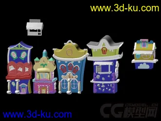 古建筑模型的图片