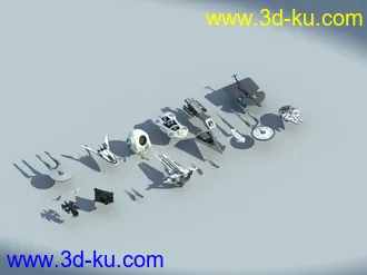 3D打印模型未来飞行器合集的图片