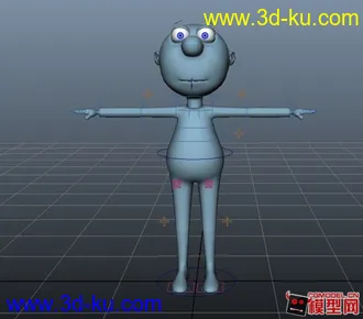 角色模型，有 表情，绑定。的图片