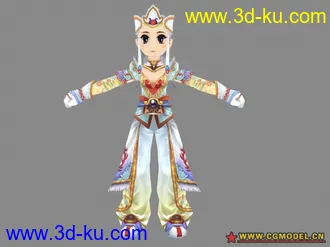 3D打印模型熱血江湖漂亮醫生的图片