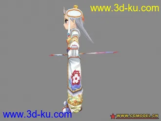 3D打印模型熱血江湖漂亮醫生的图片