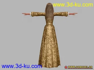 3D打印模型西洋公主Elizabeth的图片