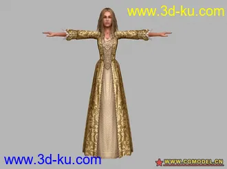 3D打印模型西洋公主Elizabeth的图片