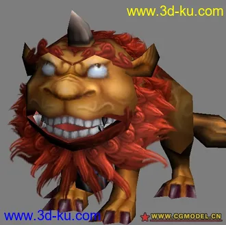 3D打印模型天龙超级怪   年兽  狮子~~~的图片