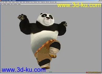 3D打印模型功夫熊猫的图片