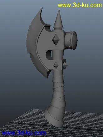 3D打印模型斧头帮的图片