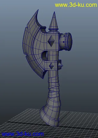 3D打印模型斧头帮的图片