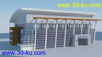 3D打印模型没事做的体育馆的图片