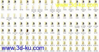 3D打印模型无解压密码+照片对照的图片