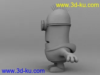 3D打印模型自己做的小黄人~minion！嘻嘻...的图片