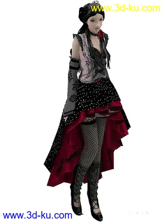 3D打印模型女人 带贴图 再发一次其他压缩的的图片