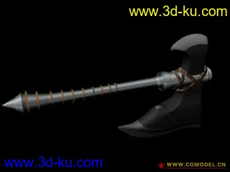 3D打印模型斧头的图片
