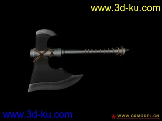 3D打印模型斧头的图片