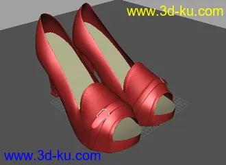 3D打印模型几双鞋子——高跟鞋，converse，登山鞋的图片