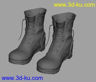 3D打印模型几双鞋子——高跟鞋，converse，登山鞋的图片