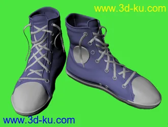 3D打印模型几双鞋子——高跟鞋，converse，登山鞋的图片