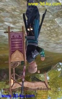 3D打印模型剑三男女角色一对的图片