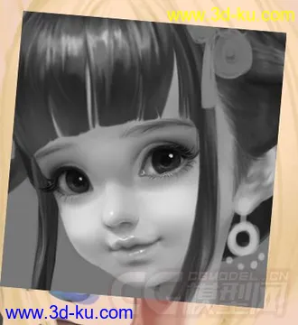 3D打印模型剑三男女角色一对的图片