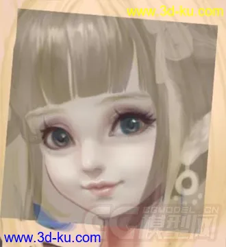 3D打印模型剑三男女角色一对的图片