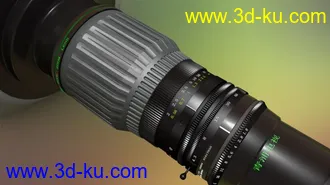 3D打印模型原创 电视台HDTV镜头的图片