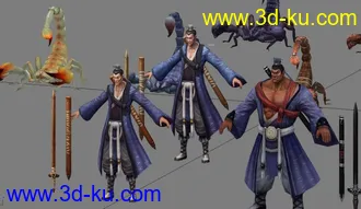 3D打印模型神雕小怪的图片