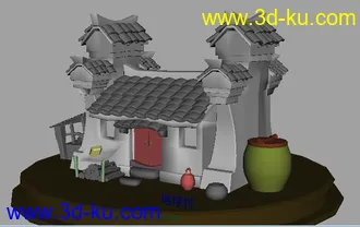 3D打印模型小房子的图片