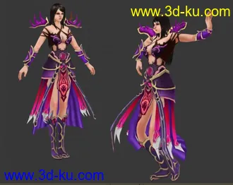 魔修-女-装备05模型带动作现惹火帖图的图片