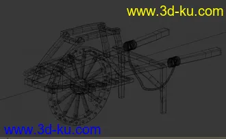 3D打印模型独轮手推车的图片
