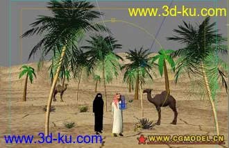 3D打印模型arabic man and woman的图片
