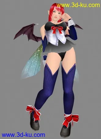 3D打印模型恶魔小美女的图片