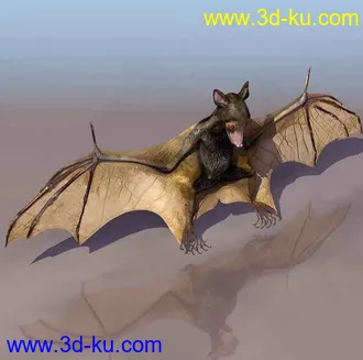 3D打印模型蝙蝠的图片