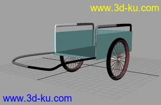 3D打印模型手推车，，，做的烂，但就是看不惯要钱的。。花十分钟做一个。嘈的图片