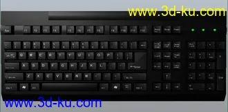 3D打印模型高精度的键盘的图片