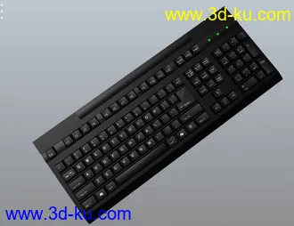 3D打印模型高精度的键盘的图片