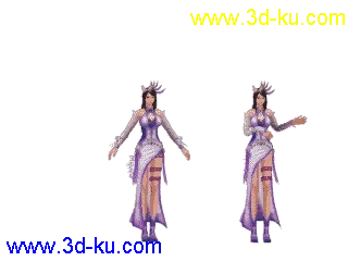 魅修 女 装备05模型带动画现美魅帖图的图片