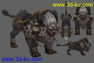 3D打印模型霸气的狮子，如果觉得可以，给个号评，如果觉得不好，请给个意见的图片