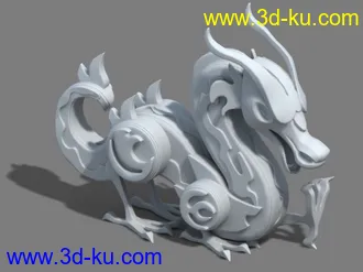 3D打印模型雕塑   龙的图片