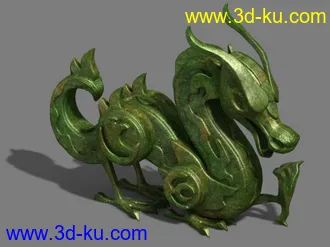 3D打印模型雕塑   龙的图片