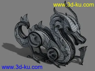 3D打印模型雕塑   龙的图片