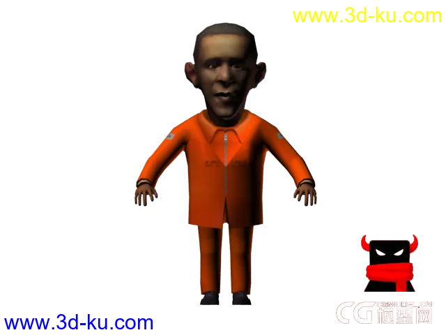 美国总统奥巴马模型——恶搞Q版奥巴马的图片4