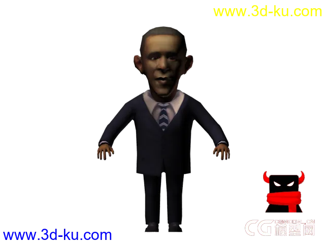 美国总统奥巴马模型——恶搞Q版奥巴马的图片5
